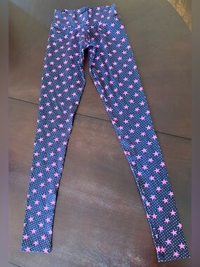 LaLaland Leggings with Pink Star Print